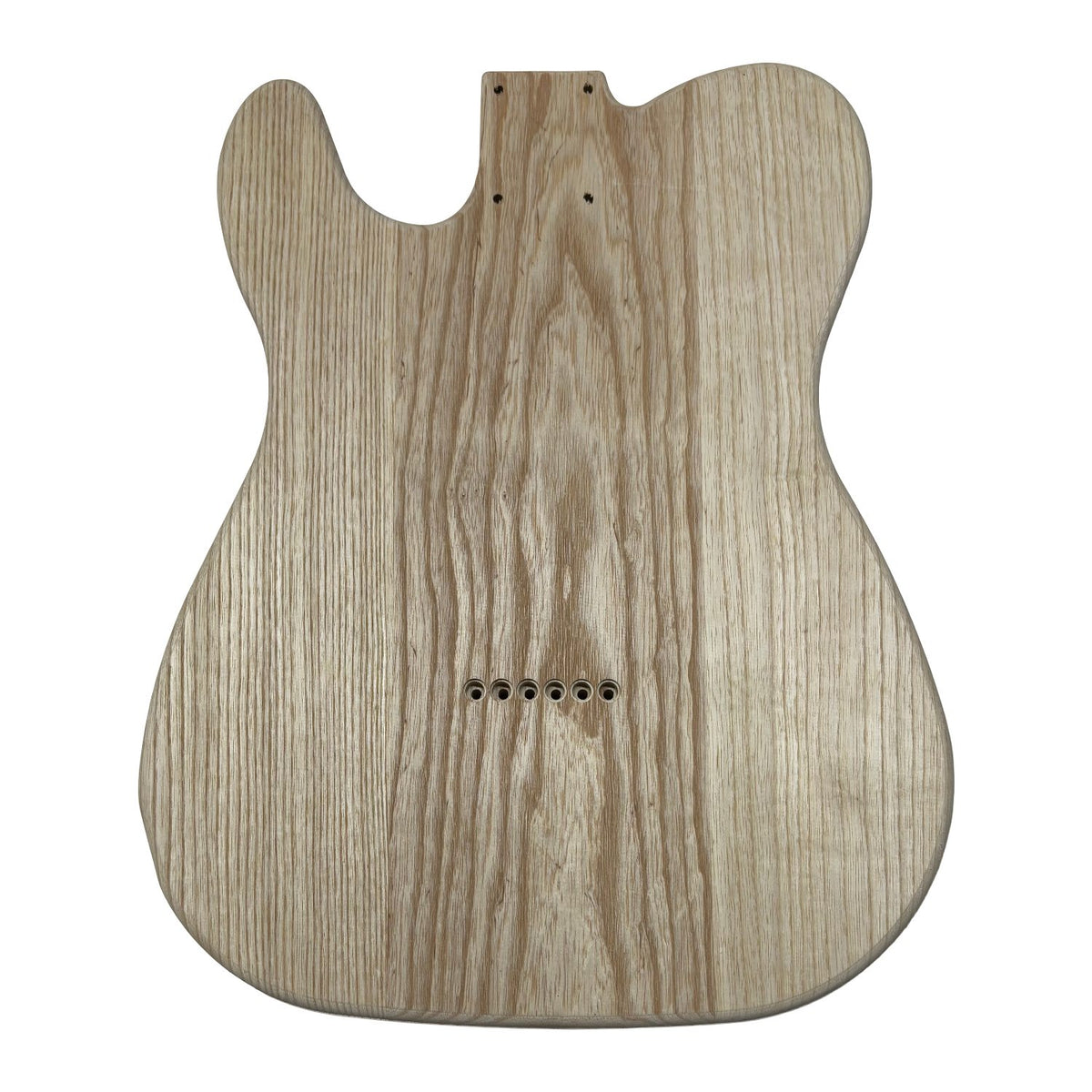 TL-Style White Ash Unfinished Fender Guitar Body #619 - Exotic Wood Zone