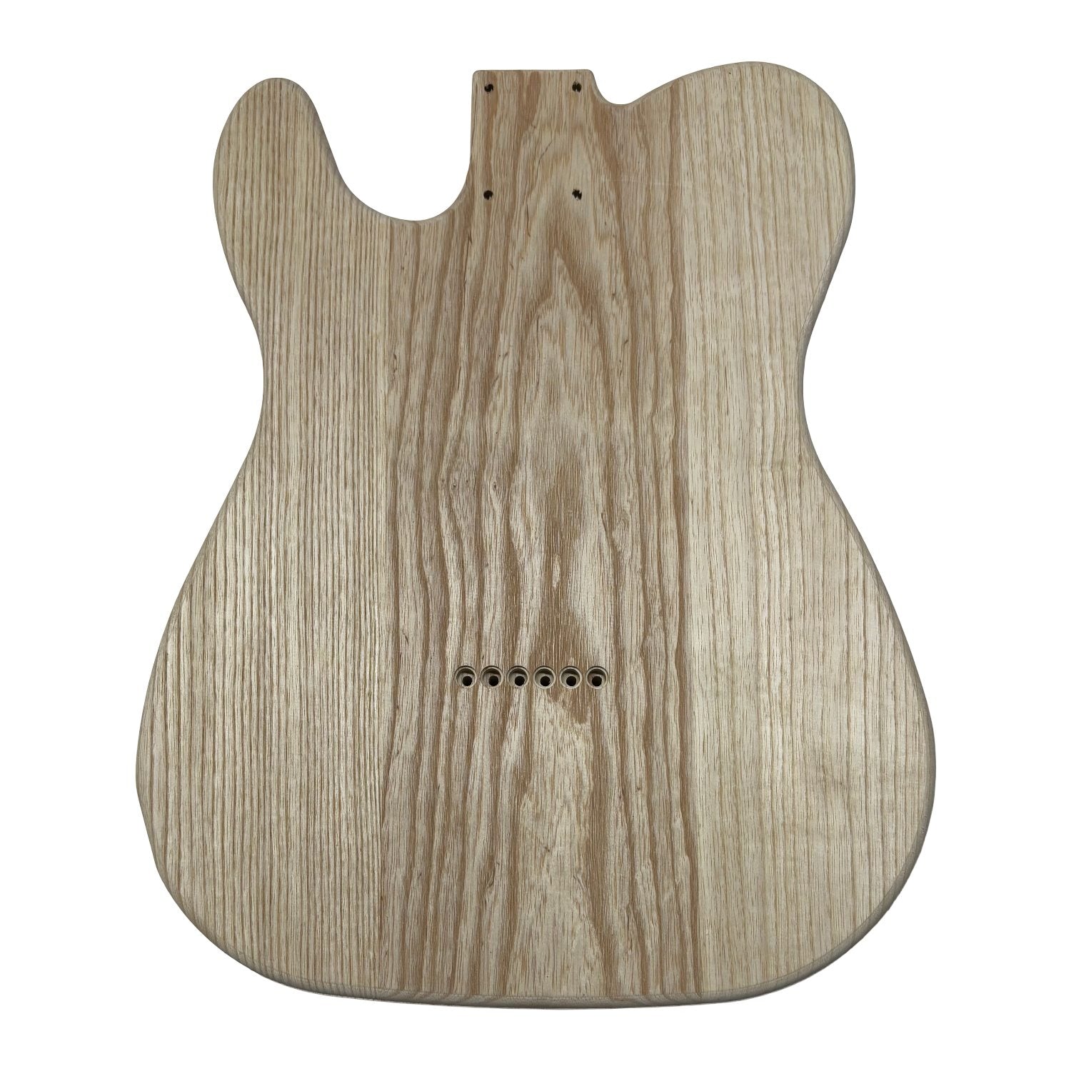 TL-Style White Ash Unfinished Fender Guitar Body #619 - Exotic Wood Zone