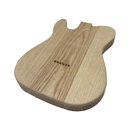 TL-Style White Ash Unfinished Fender Guitar Body #619 - Exotic Wood Zone