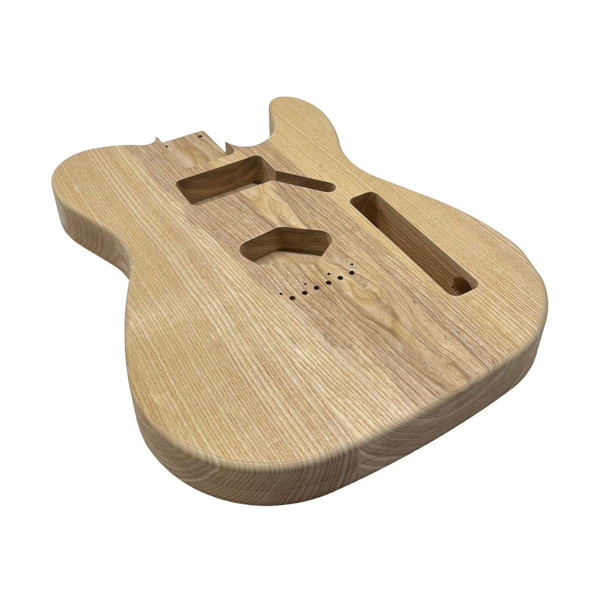 TL-Style White Ash Unfinished Fender Guitar Body #620 - Exotic Wood Zone