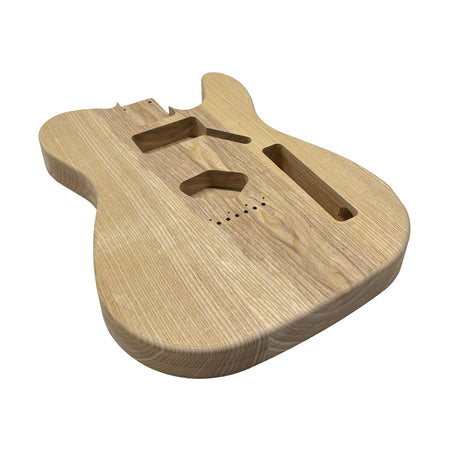TL-Style White Ash Unfinished Fender Guitar Body #620 - Exotic Wood Zone