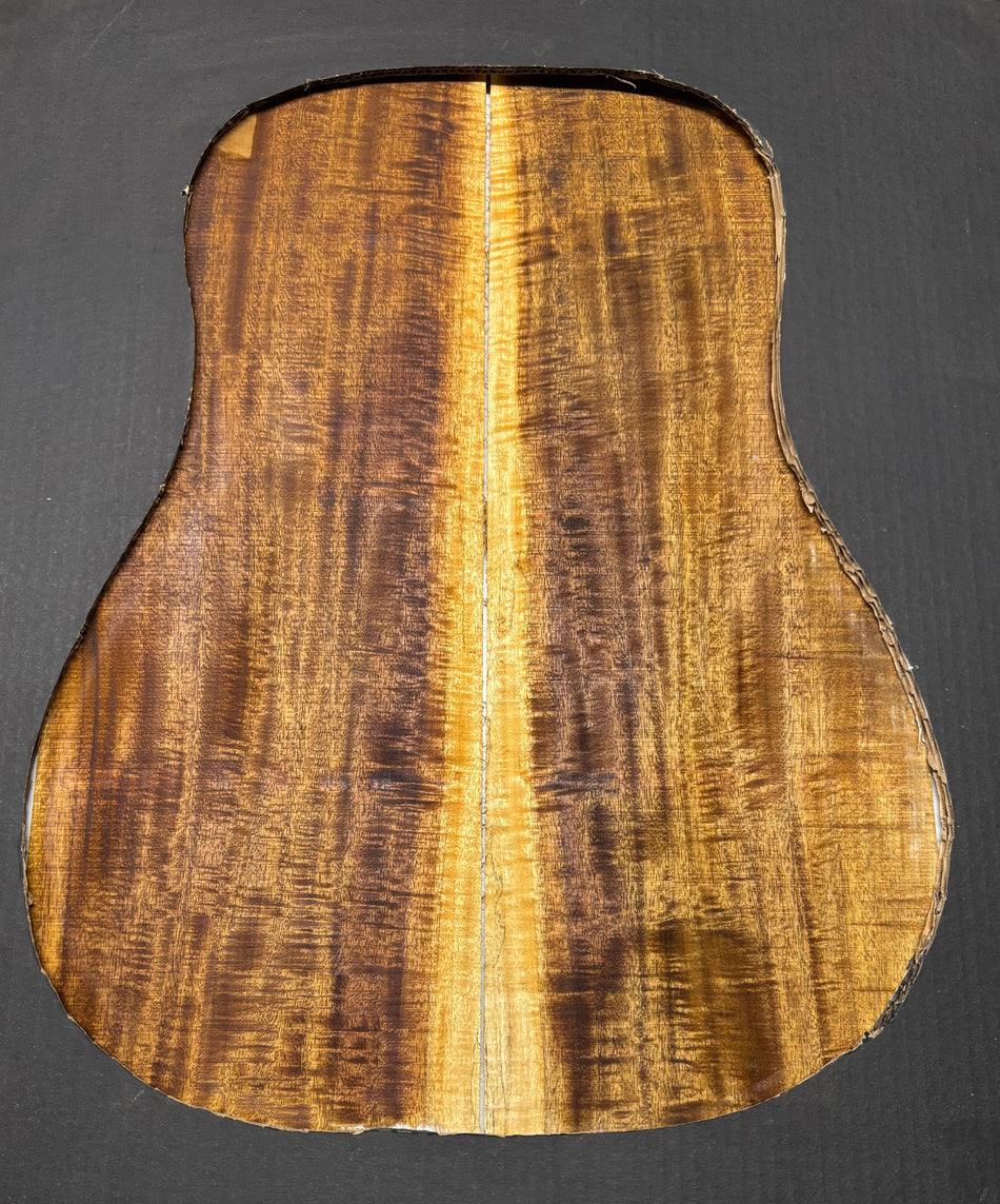 Golden Flame Acacia Classical Guitar Back & Side Set #4021