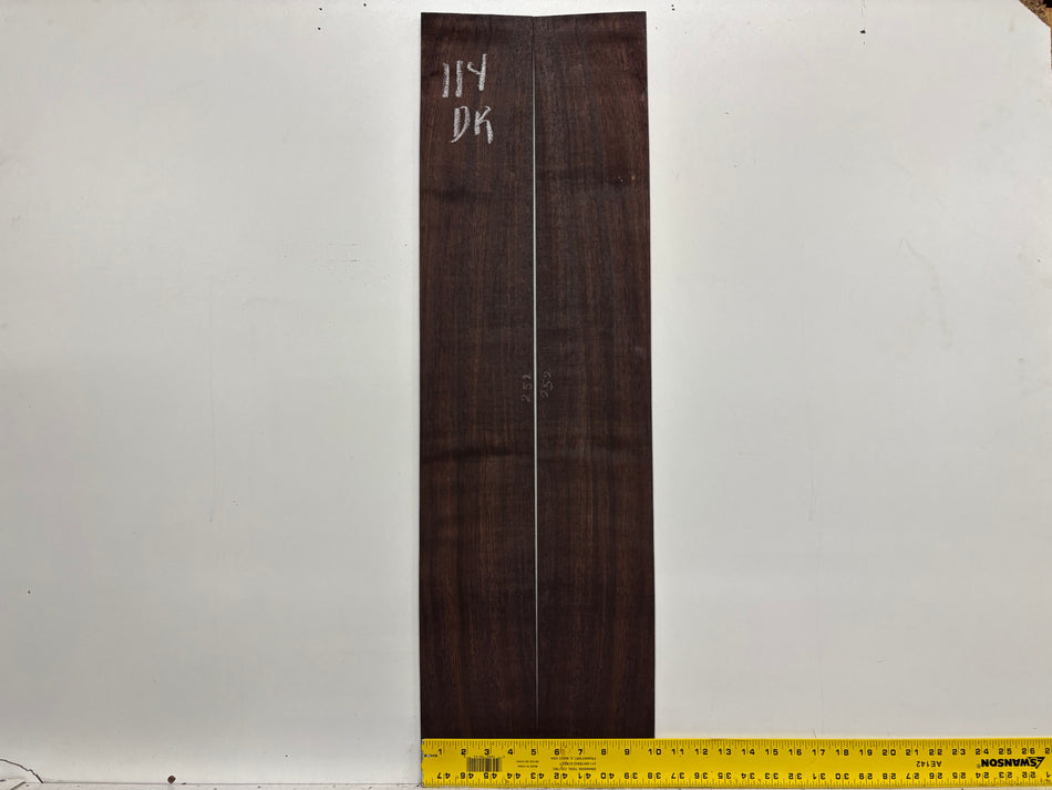 Dark Grain East Indian Rosewood Dreadnought Guitar Side Set #114