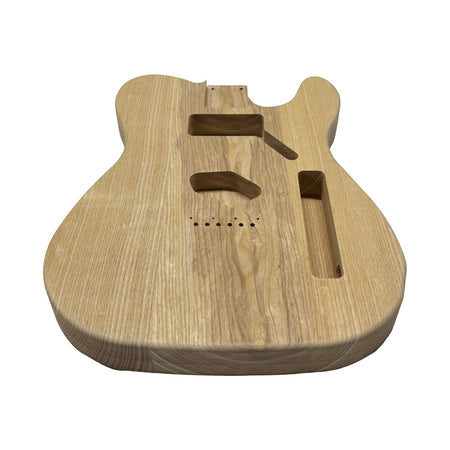TL-Style White Ash Unfinished Fender Guitar Body #620 - Exotic Wood Zone