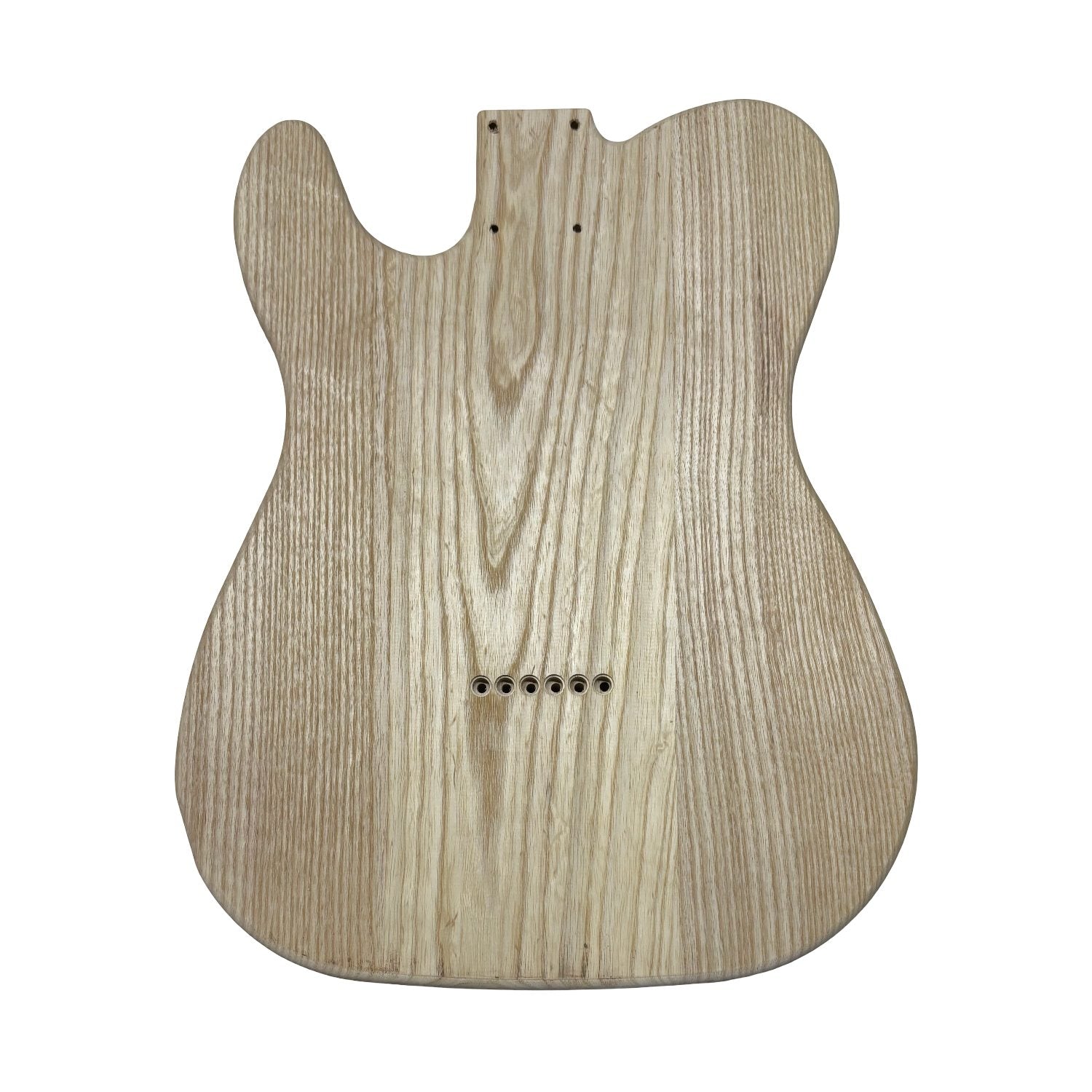 TL-Style White Ash Unfinished Fender Guitar Body #620 - Exotic Wood Zone