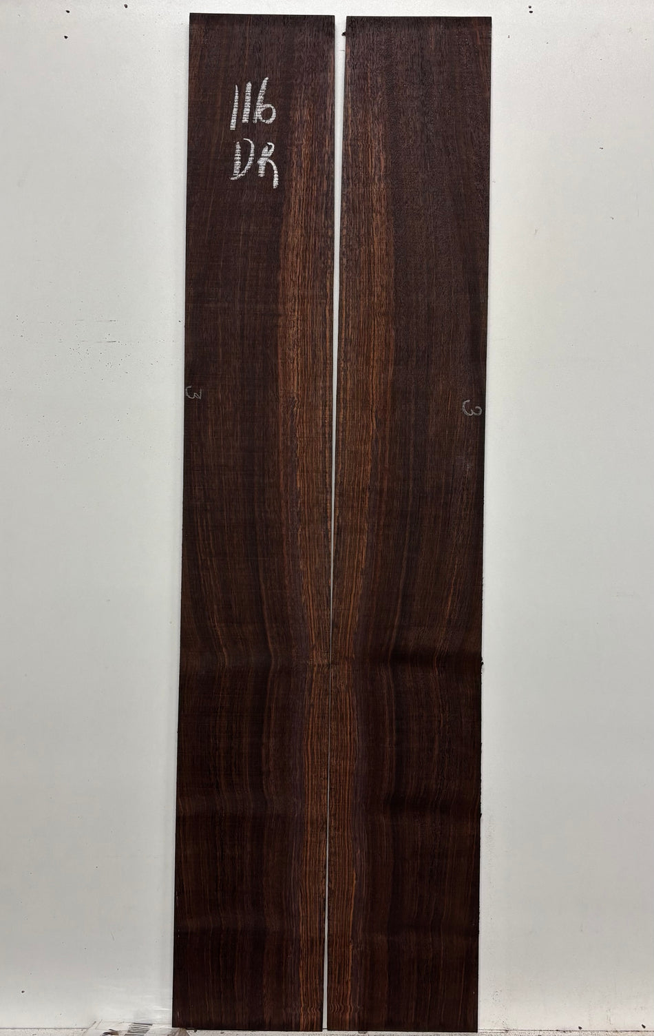Dark Grain East Indian Rosewood Dreadnought Guitar Side Set #116