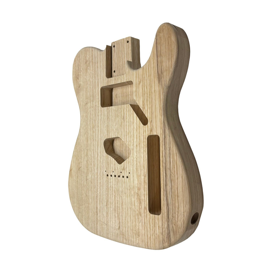 TL-Style White Ash Unfinished Fender Guitar Body #621 - Exotic Wood Zone