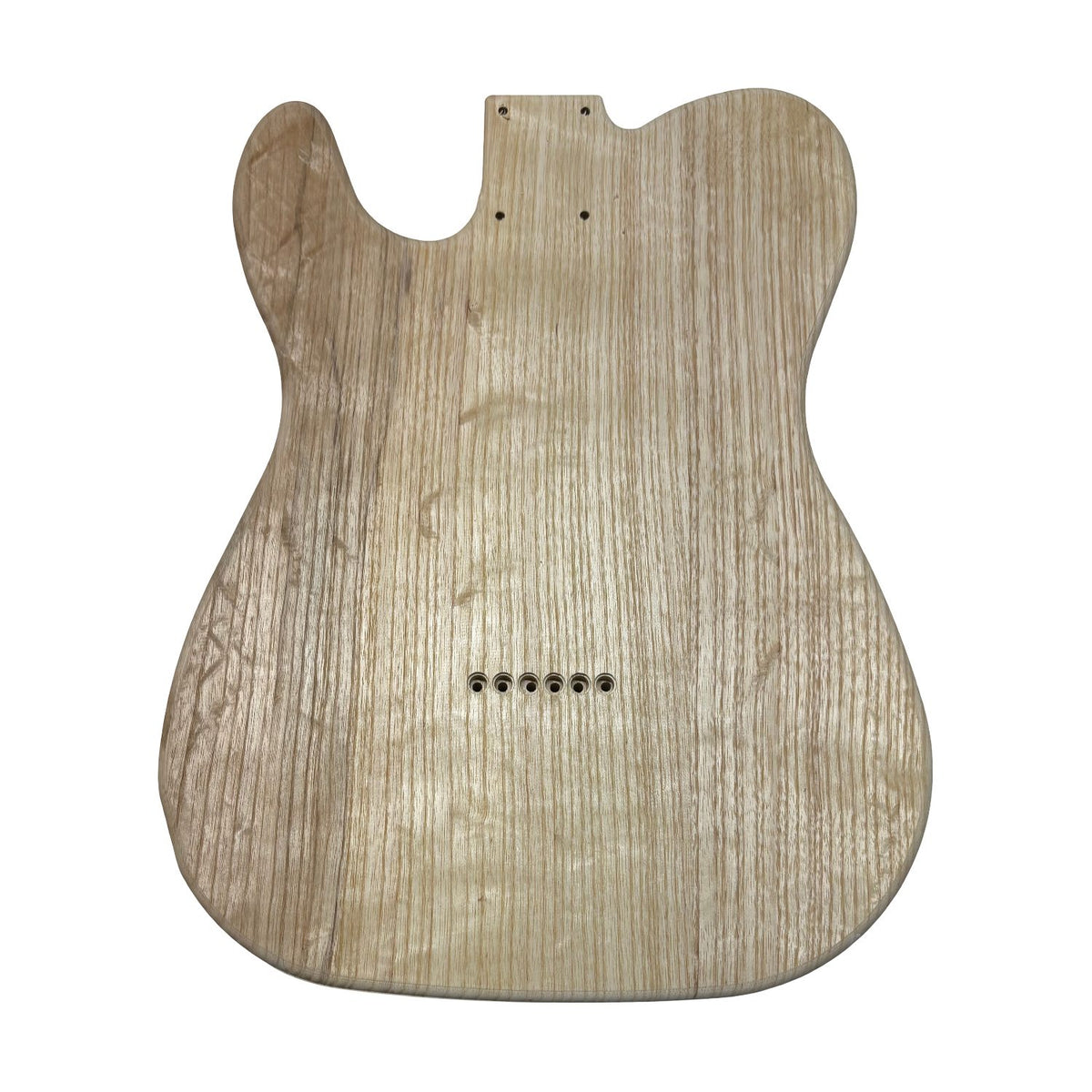 TL-Style White Ash Unfinished Fender Guitar Body #621 - Exotic Wood Zone
