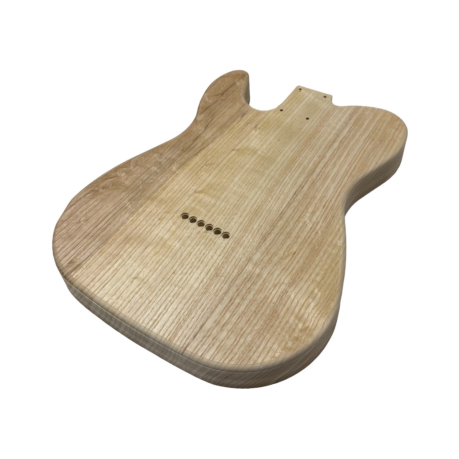 TL-Style White Ash Unfinished Fender Guitar Body #621 - Exotic Wood Zone