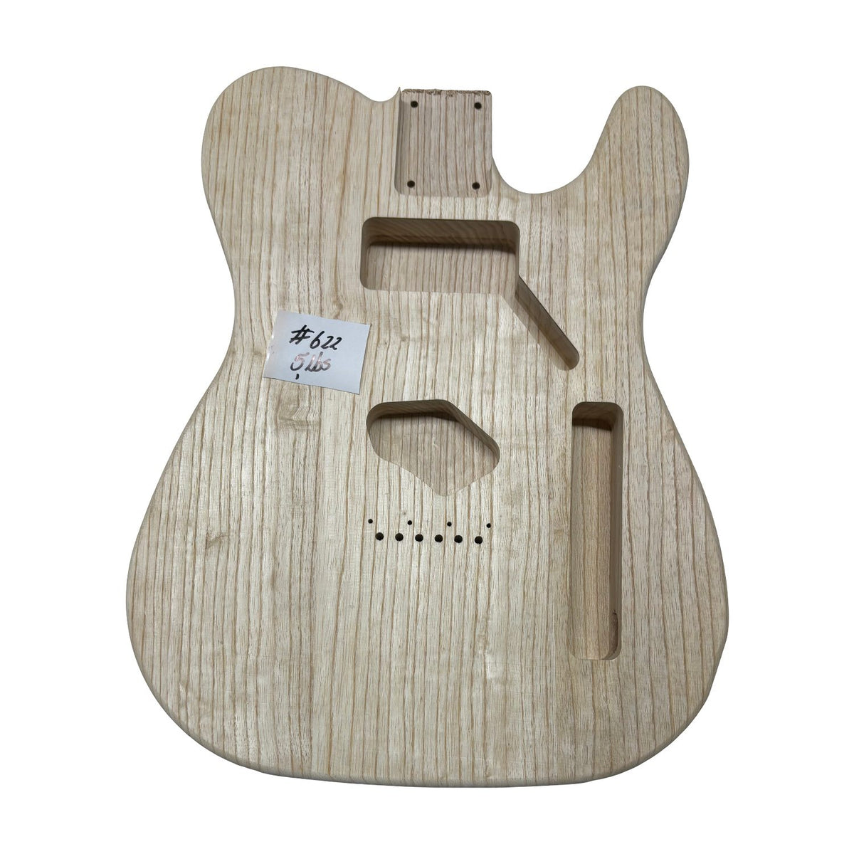 TL-Style Ash Unfinished Fender Guitar Body #622 - Exotic Wood Zone