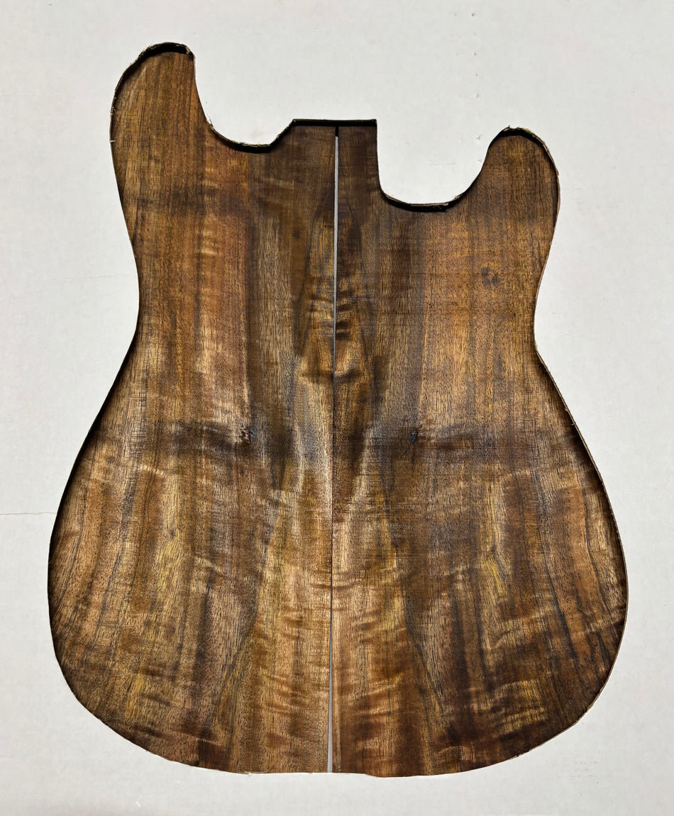 Chocolate Flame Mango Guitar Drop Top - 22" x 7-1/4" x 1/4" #121