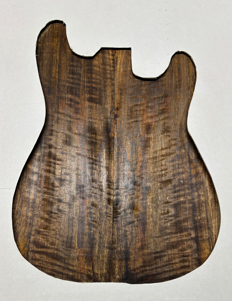 Chocolate Flame Mango Guitar Drop Top - 22" x 7-1/4" x 1/4" #122