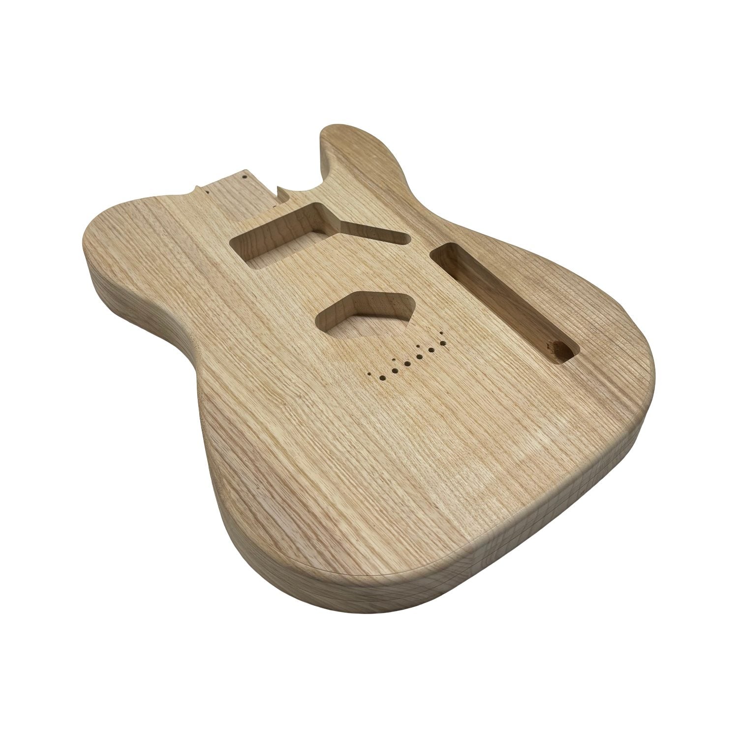 TL-Style White Ash Unfinished Fender Guitar Body #623 - Exotic Wood Zone