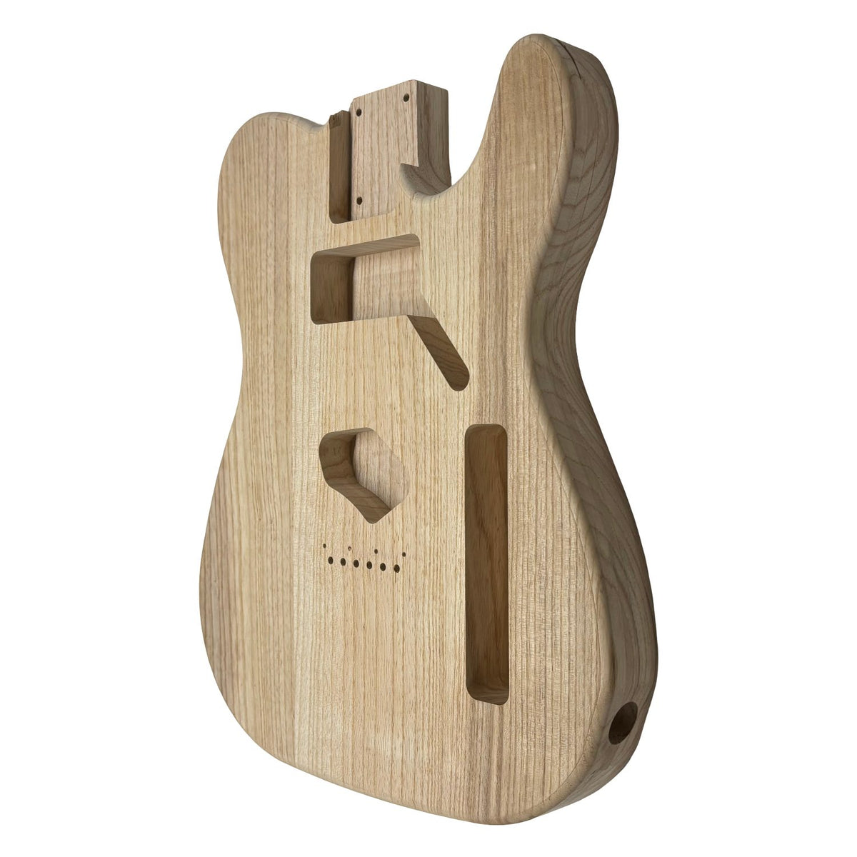 TL-Style White Ash Unfinished Fender Guitar Body #623 - Exotic Wood Zone