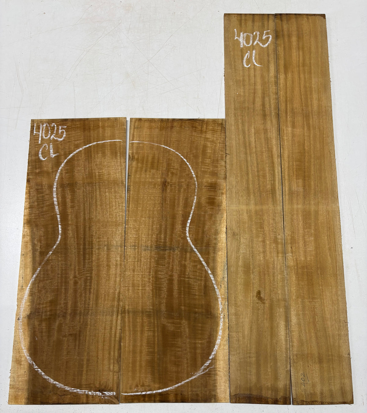 Pack of 10, Golden Flame Acacia Acoustic Guitar Set Exotic Wood Zone 