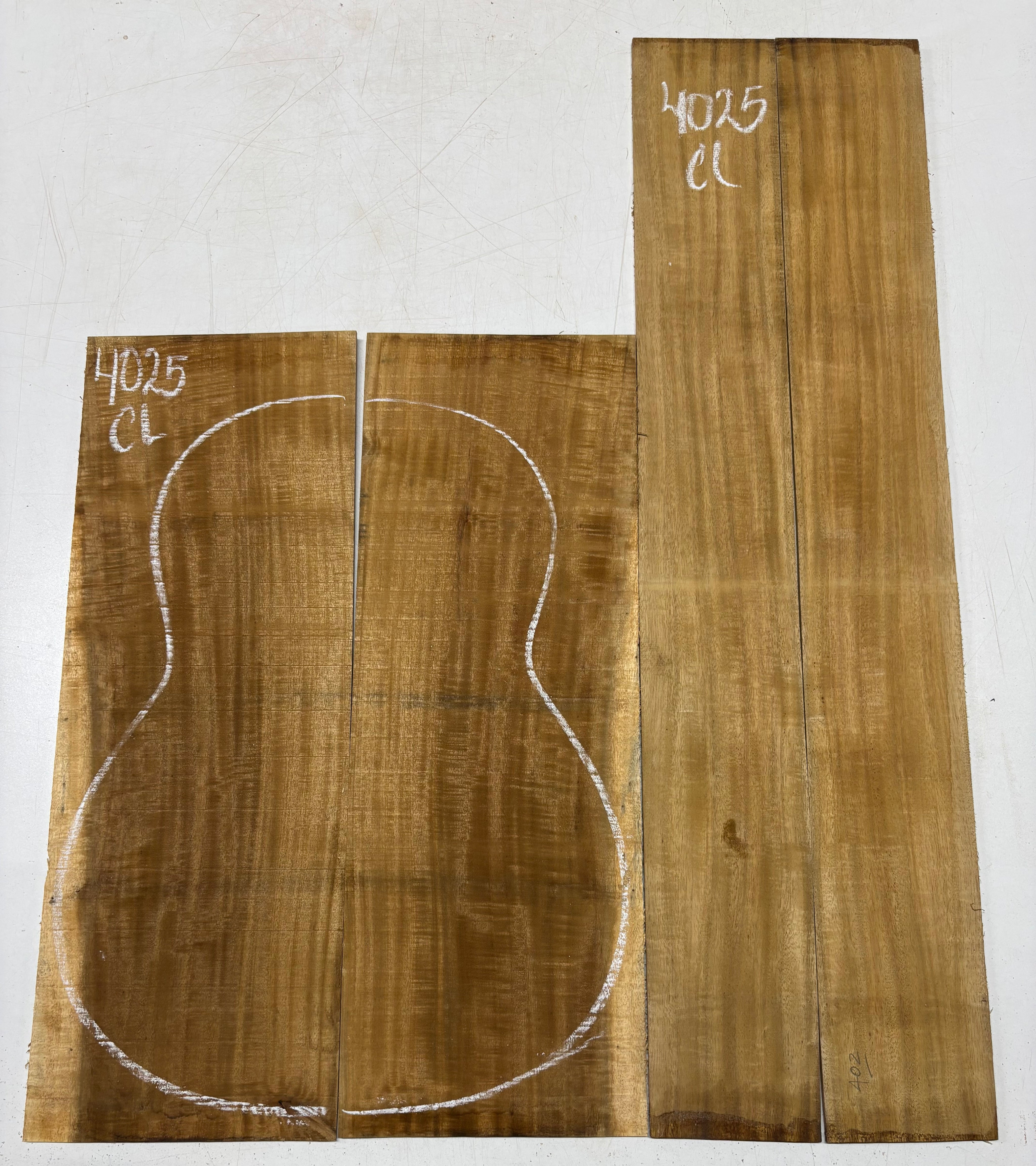 Pack of 10, Golden Flame Acacia Acoustic Guitar Set Exotic Wood Zone 