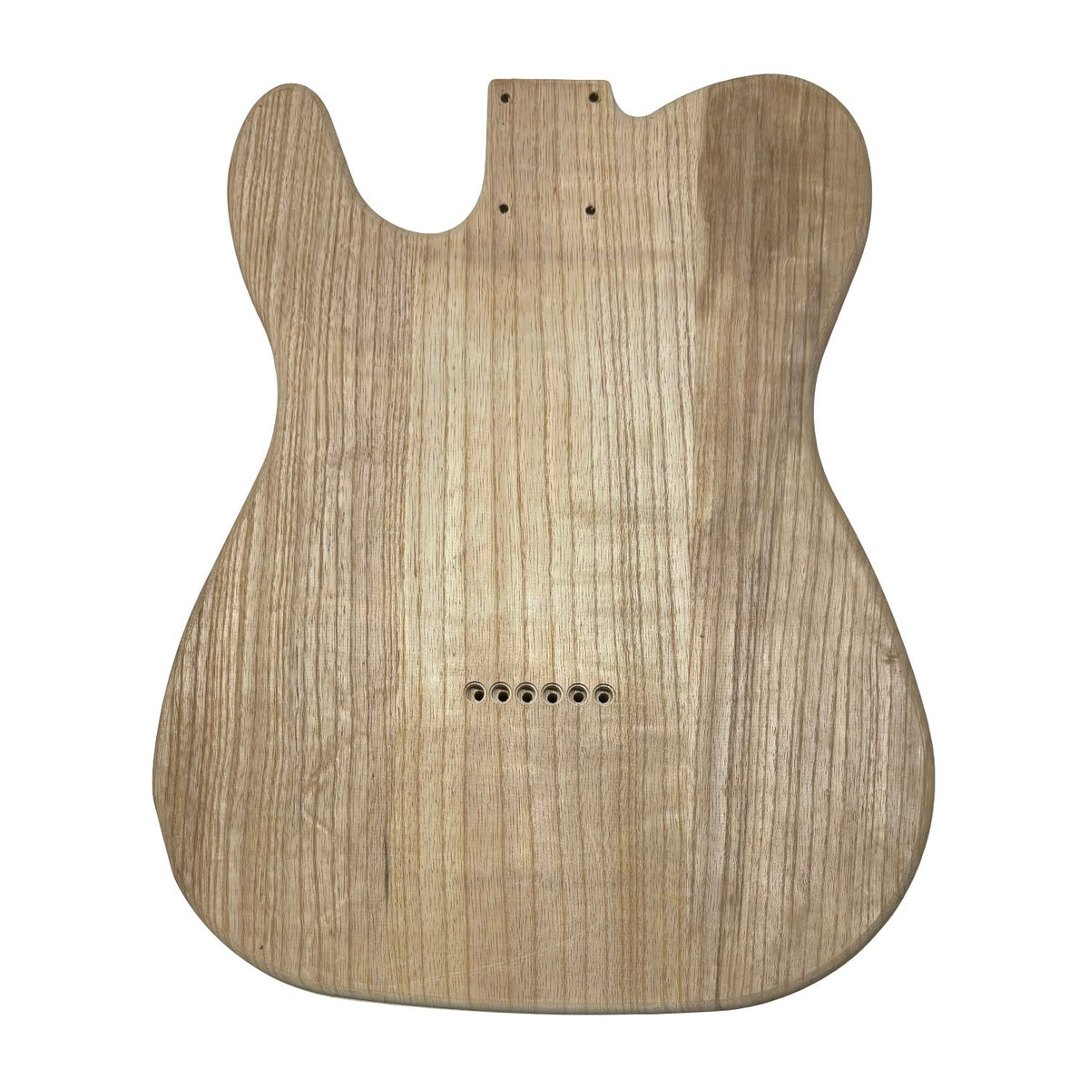 TL-Style White Ash Unfinished Fender Guitar Body #623 - Exotic Wood Zone
