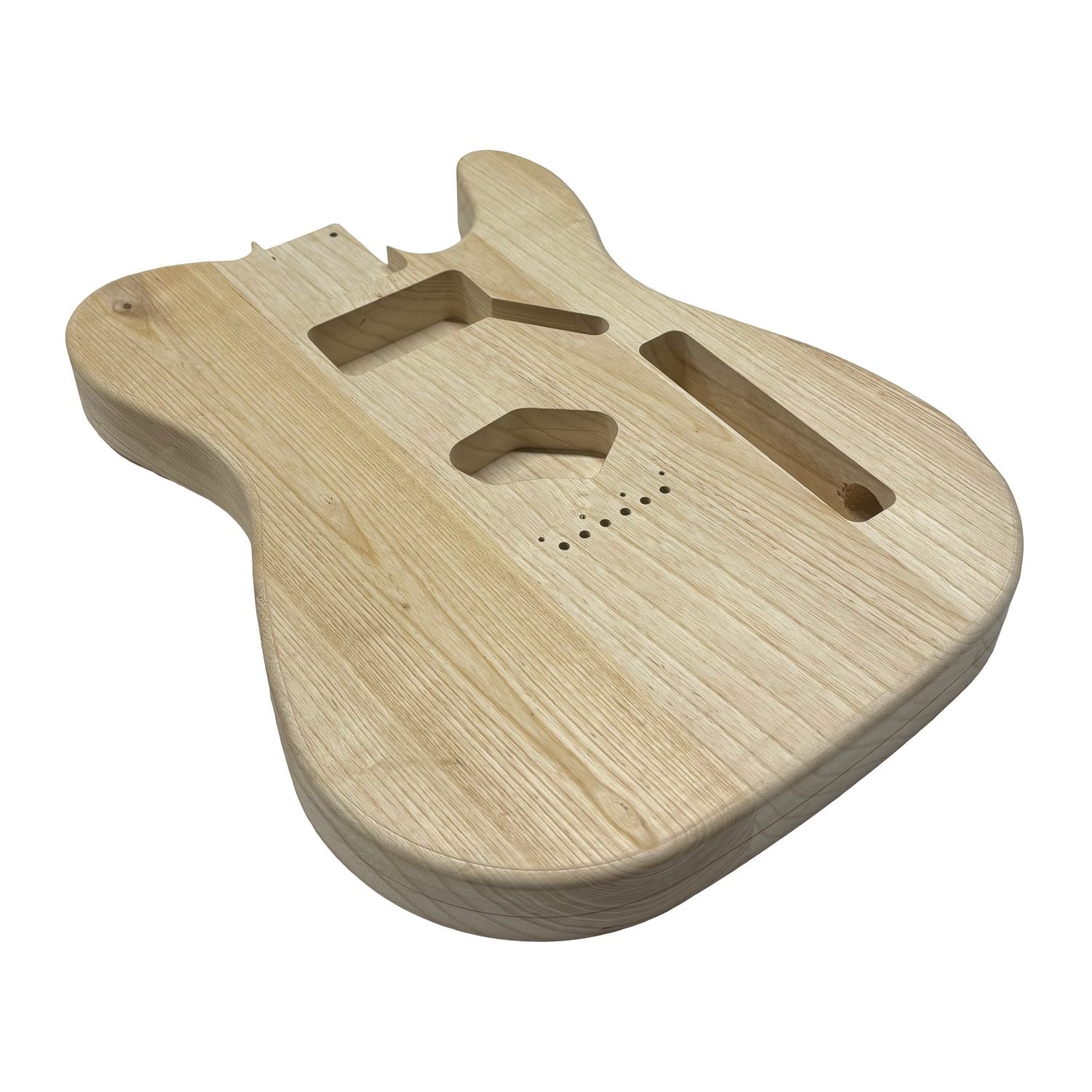 TL-Style White Ash Unfinished Fender Guitar Body #624 - Exotic Wood Zone