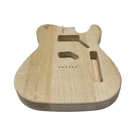 TL-Style White Ash Unfinished Fender Guitar Body #624 - Exotic Wood Zone