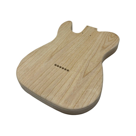 TL-Style White Ash Unfinished Fender Guitar Body #624 - Exotic Wood Zone
