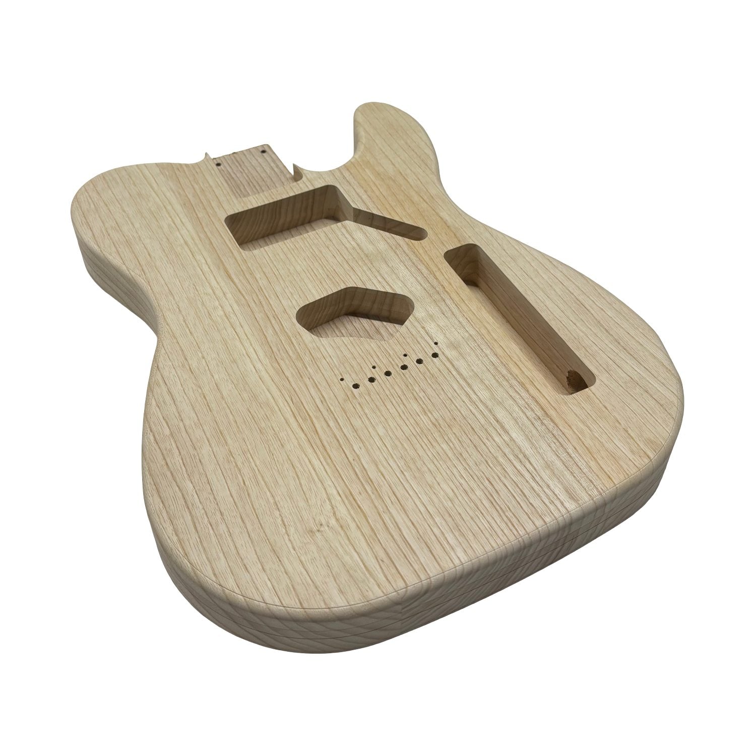 TL-Style White Ash Unfinished Fender Guitar Body #625 - Exotic Wood Zone