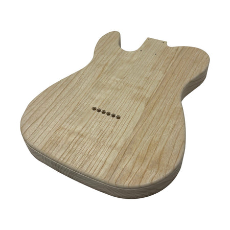TL-Style White Ash Unfinished Fender Guitar Body #625 - Exotic Wood Zone