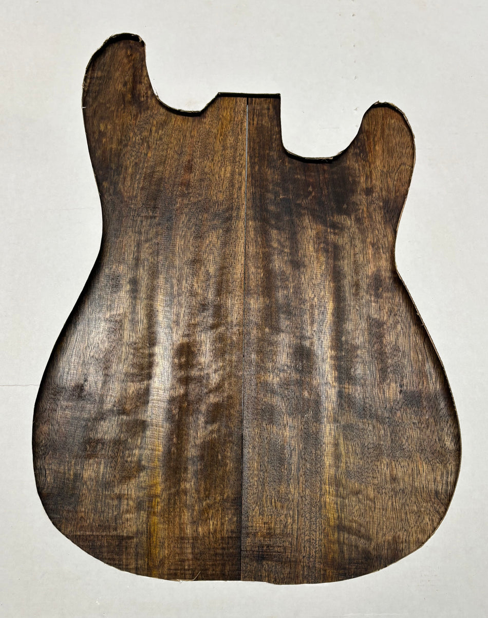 Chocolate Flame Mango Guitar Drop Top - 22" x 7-1/4" x 1/4" #127