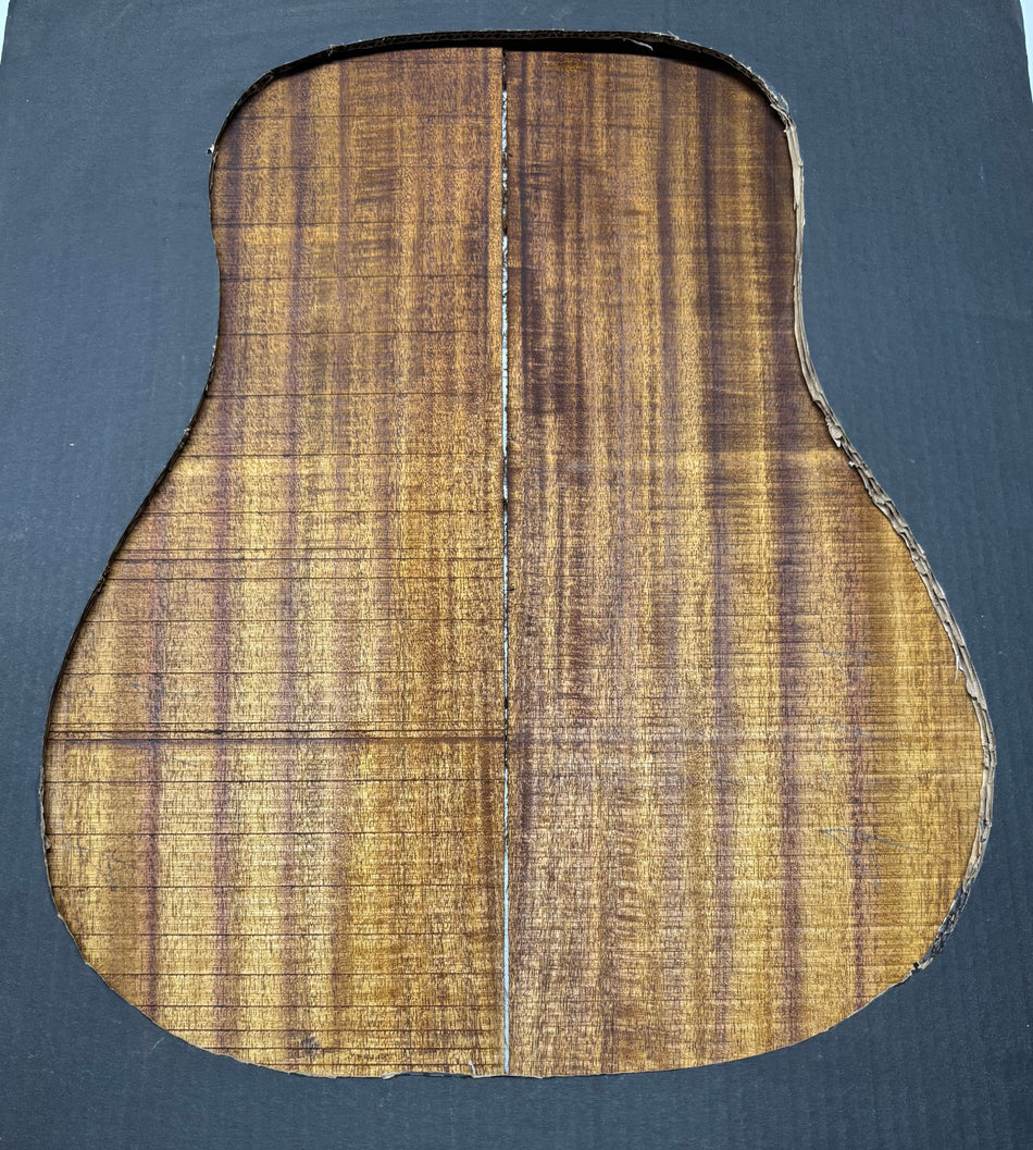 Juego de fondo y aros de guitarra de grado AAAA Dreadnought de palisandro de la India Oriental #61 