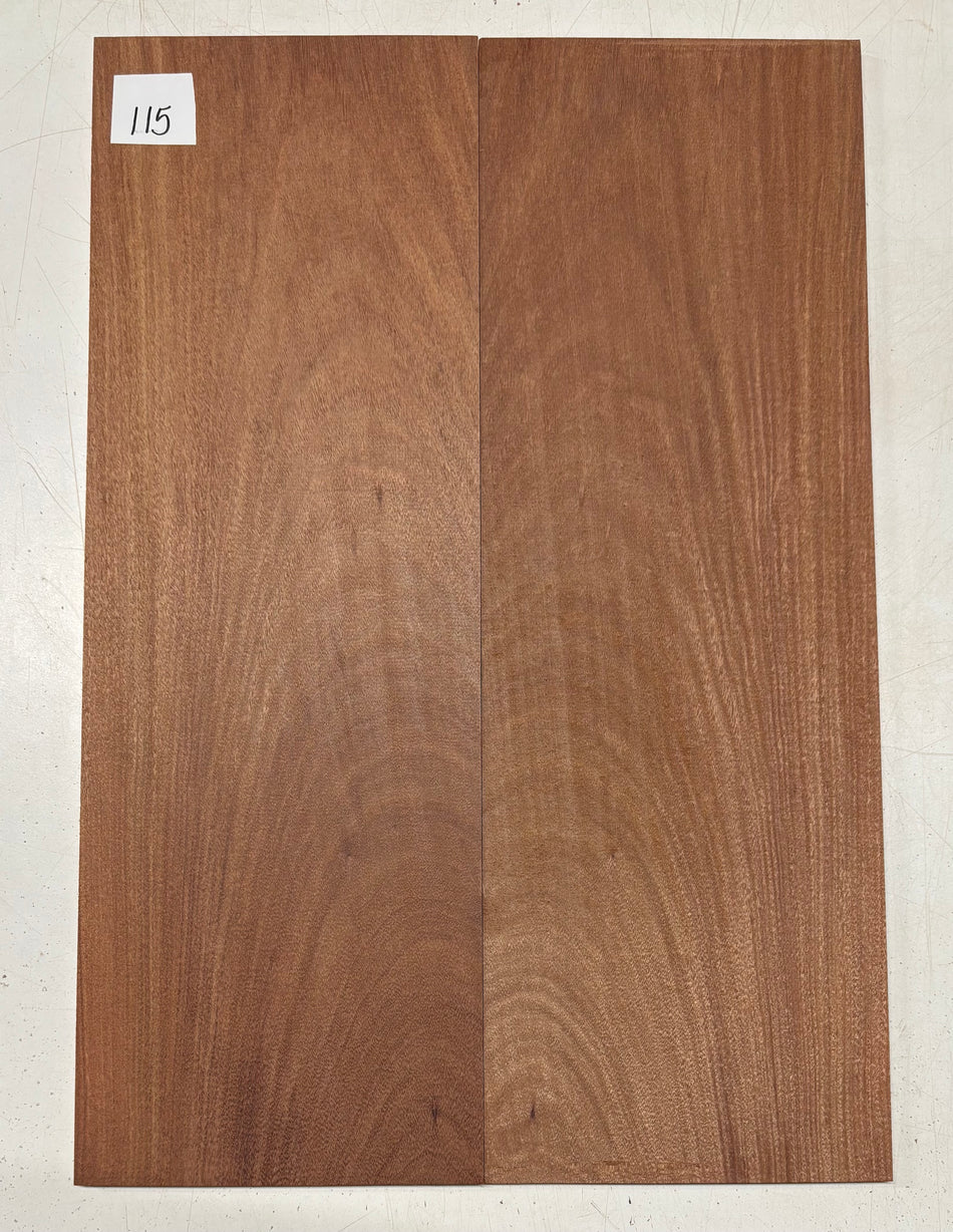 Santos Mahogany Guitar Drop Top - 21" x 7-1/4" x 3/8" #115