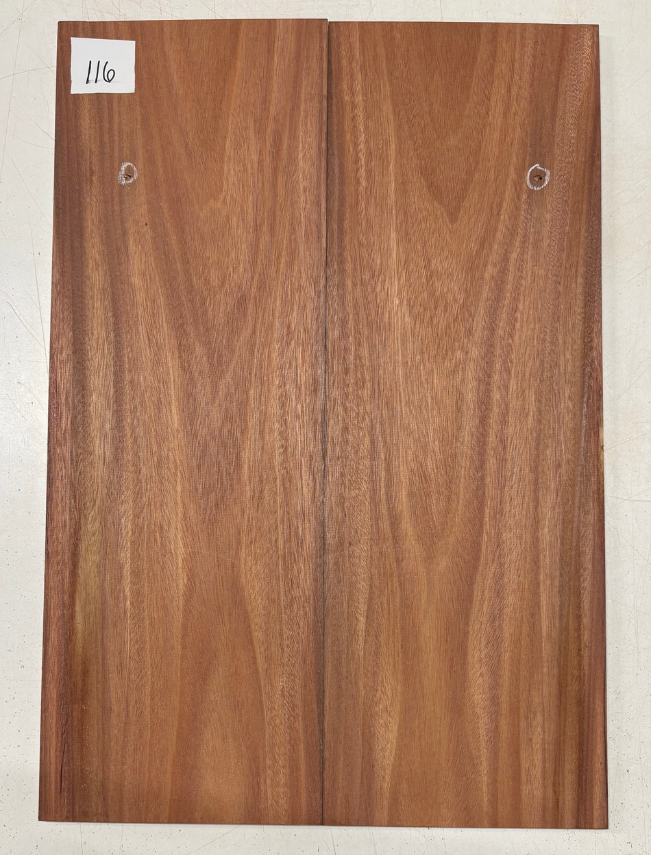 Santos Mahogany Guitar Drop Top - 21" x 7-1/4" x 3/8" #116