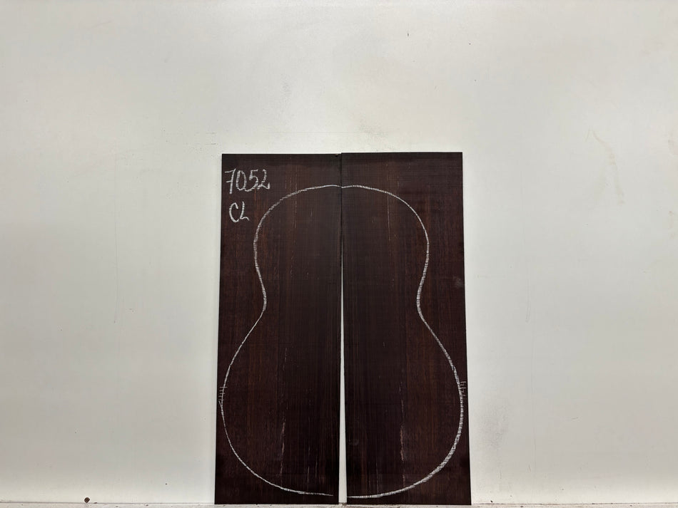 Dark Grain East Indian Rosewood Classical Guitar Back & Side Set #7052
