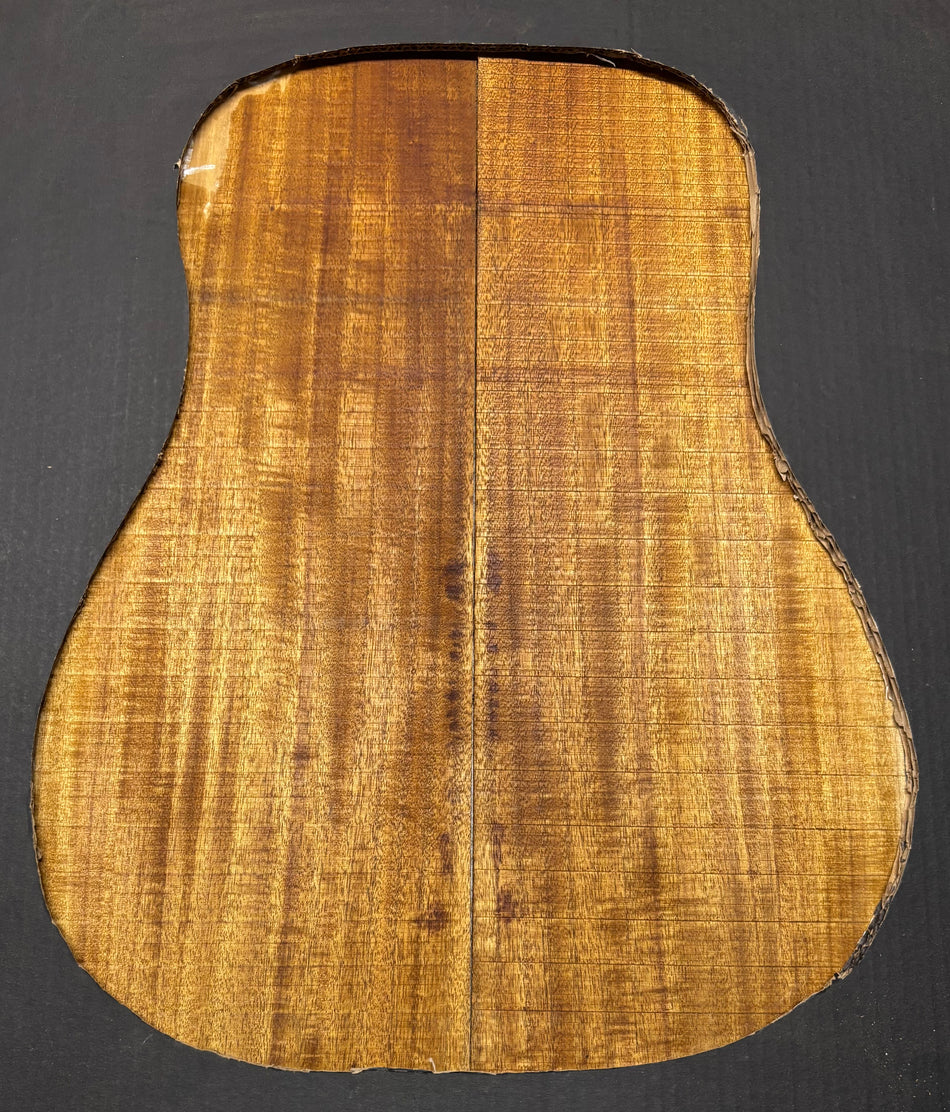 Juego de fondo y aros de guitarra de grado AAAA Dreadnought de palisandro de la India Oriental #61 