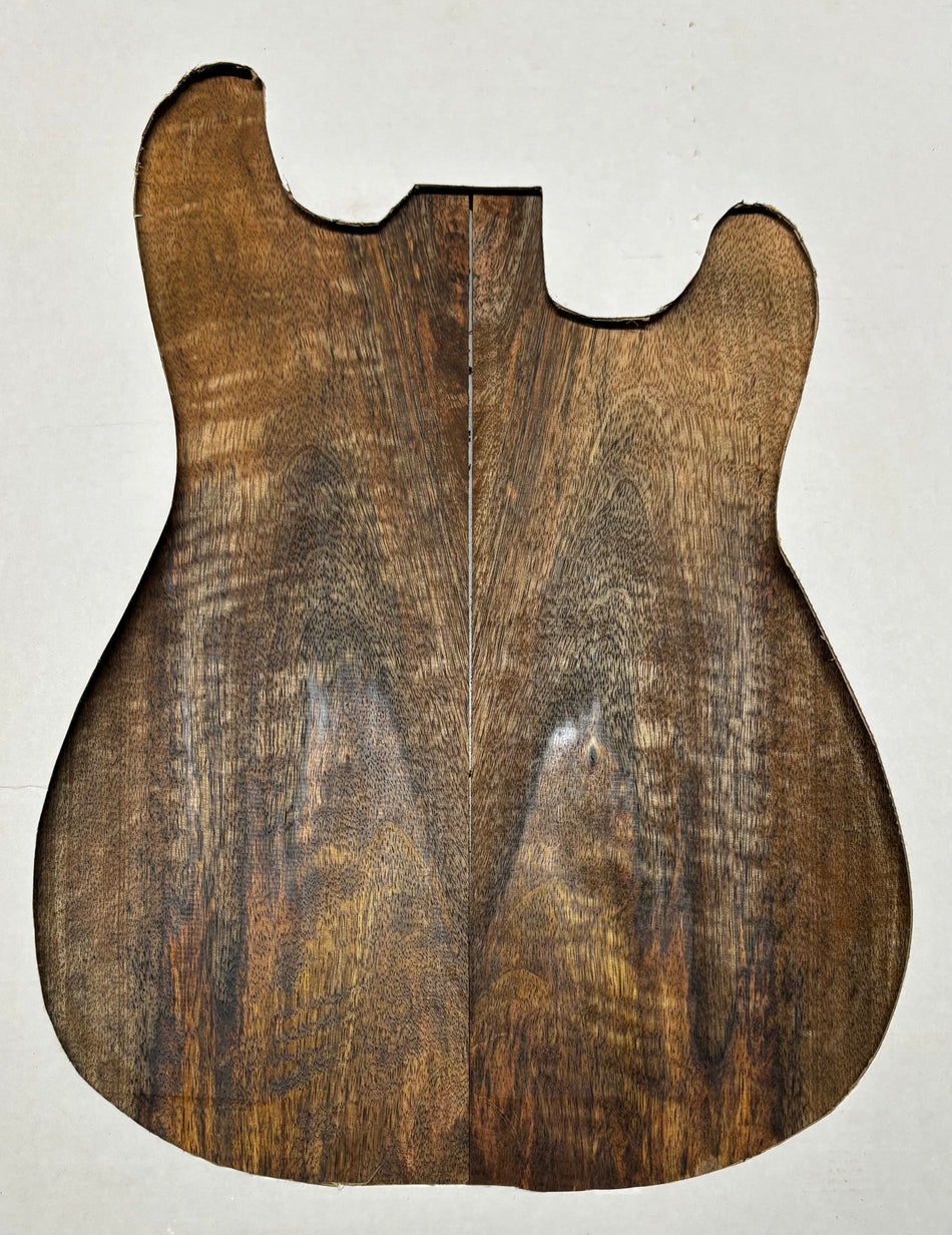 Chocolate Flame Mango Guitar Drop Top - 22" x 7-1/4" x 1/4" #129