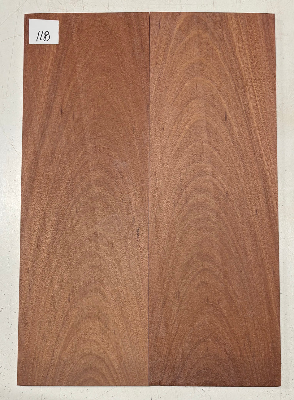 Santos Mahogany Guitar Drop Top - 21" x 7-1/4" x 3/8" #118