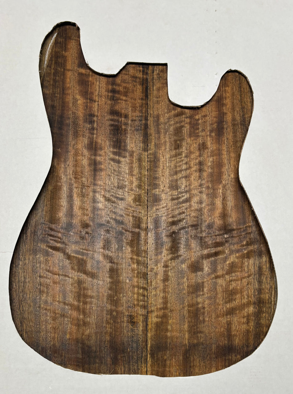 Chocolate Flame Mango Guitar Drop Top - 22" x 7-1/4" x 1/4" #130