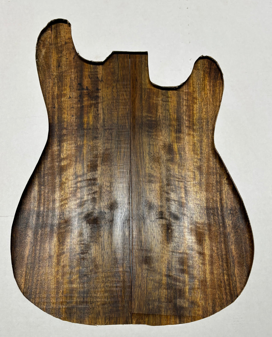 Chocolate Flame Mango Guitar Drop Top - 22" x 7-1/4" x 1/4" #131