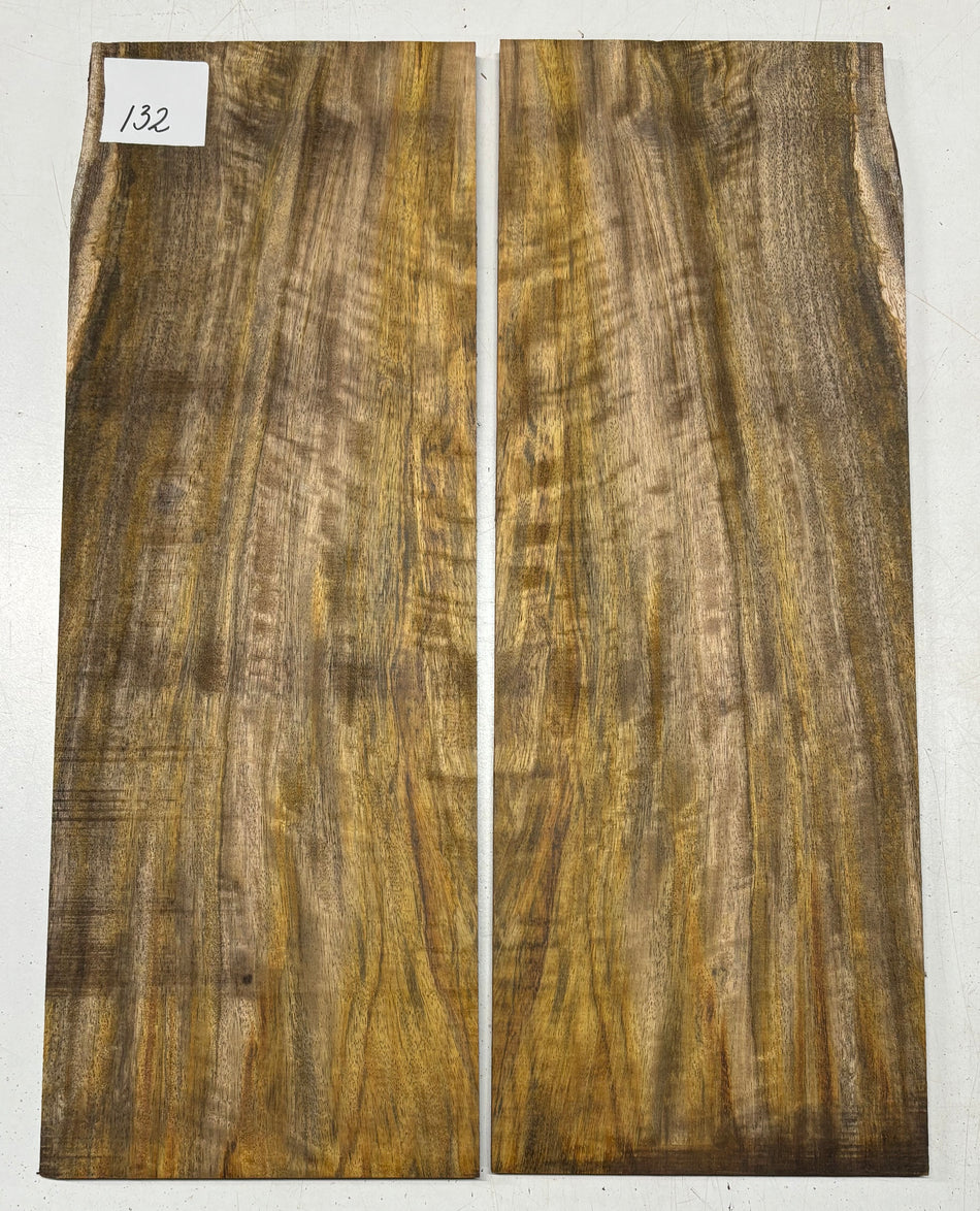 Chocolate Flame Mango Guitar Drop Top - 22" x 7-1/4" x 1/4" #132