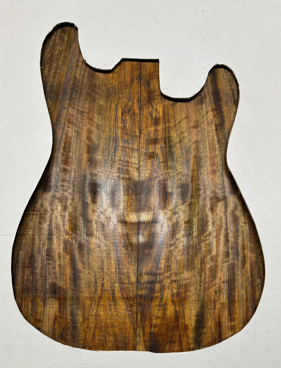 Chocolate Flame Mango Guitar Drop Top - 22" x 7-1/4" x 1/4" #132
