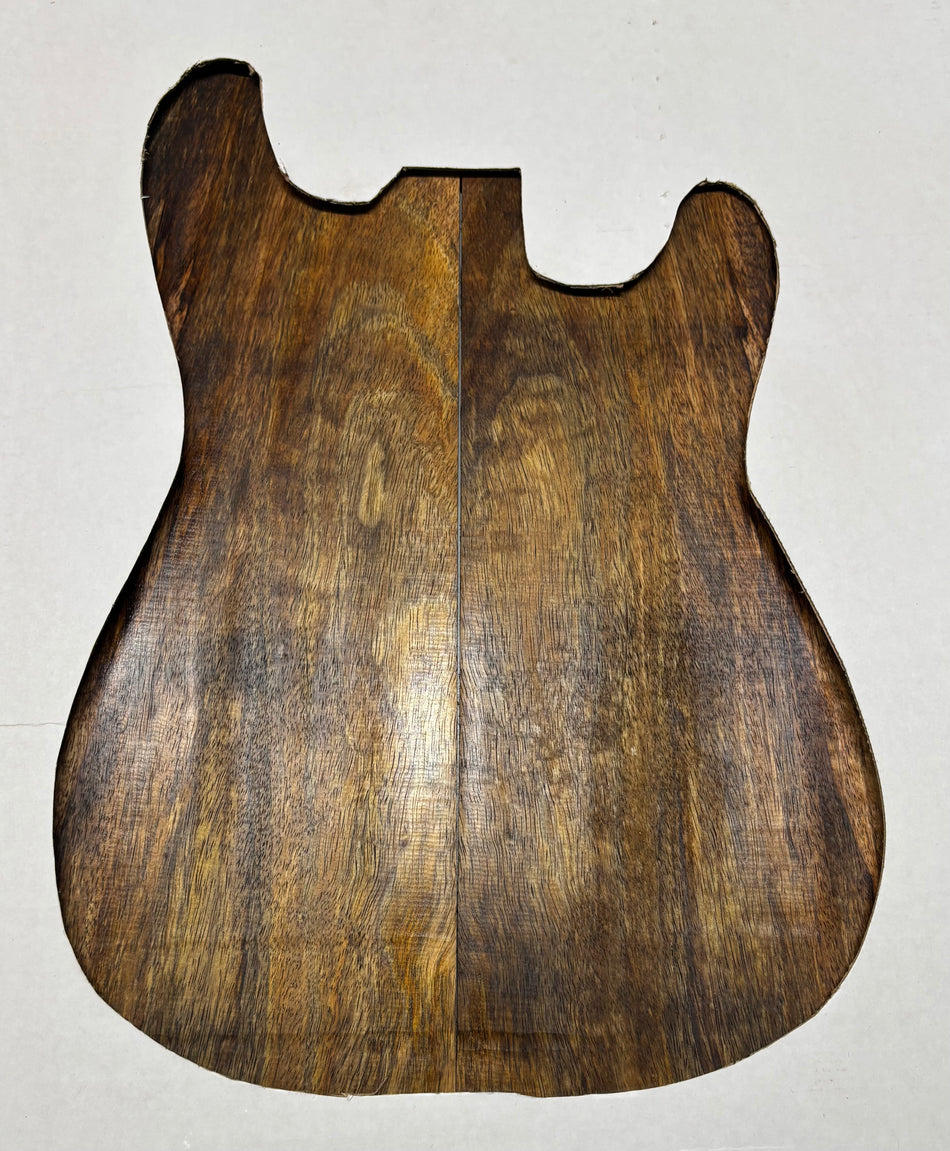Chocolate Flame Mango Guitar Drop Top - 22" x 7-1/4" x 1/4" #133