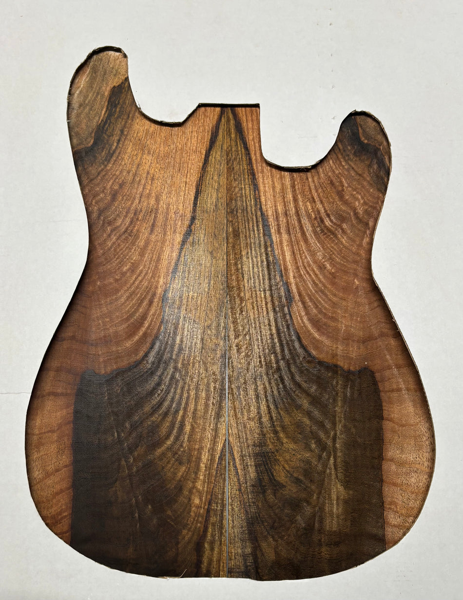 Chocolate Flame Mango Guitar Drop Top - 22" x 7-1/4" x 1/4" #134