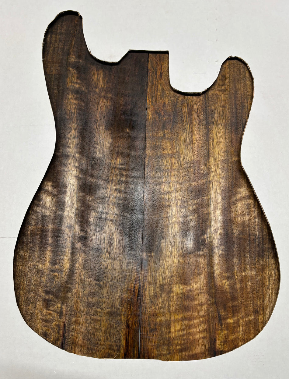 Chocolate Flame Mango Guitar Drop Top - 22" x 7-1/4" x 1/4" #135