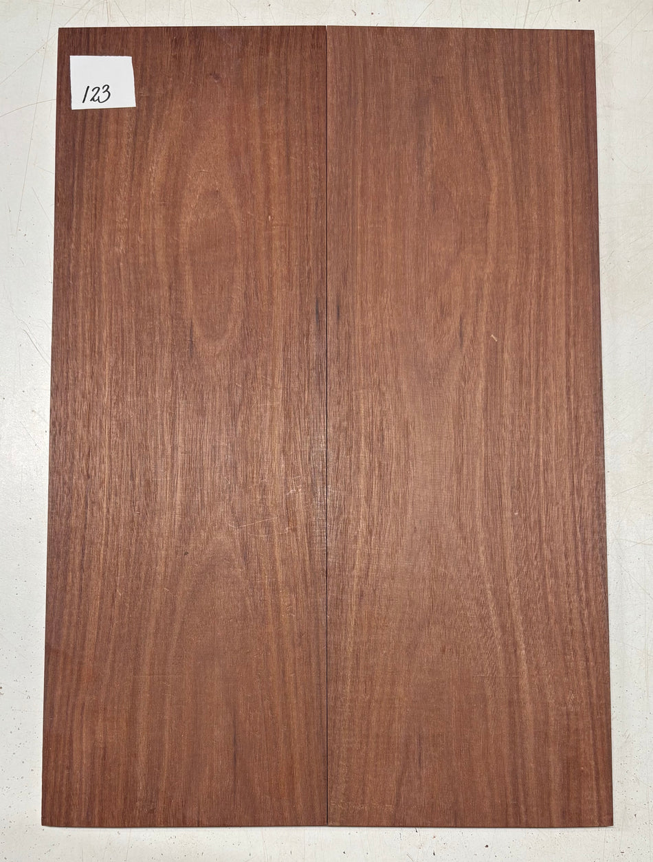 Santos Mahogany Guitar Drop Top - 21" x 7-1/4" x 3/8" #123