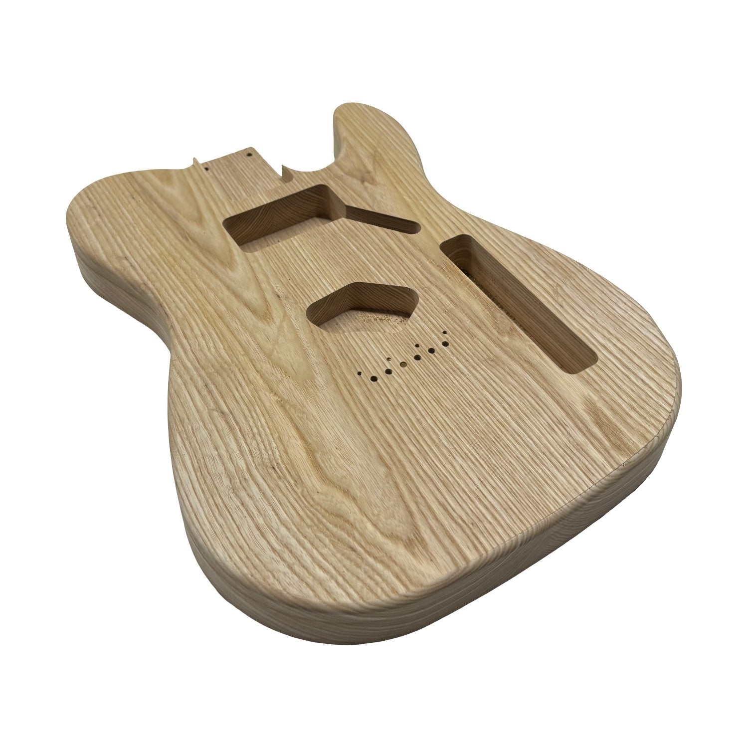 TL-Style White Ash Unfinished Fender Guitar Body #626 - Exotic Wood Zone