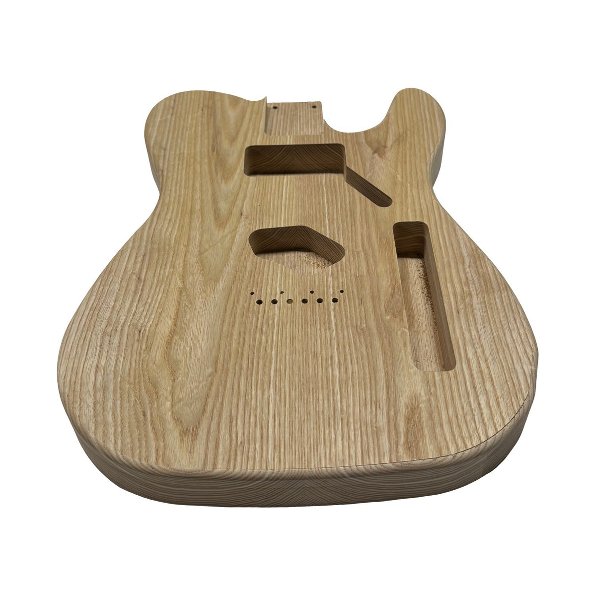 TL-Style White Ash Unfinished Fender Guitar Body #626 - Exotic Wood Zone