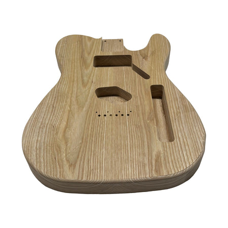 TL-Style White Ash Unfinished Fender Guitar Body #626 - Exotic Wood Zone
