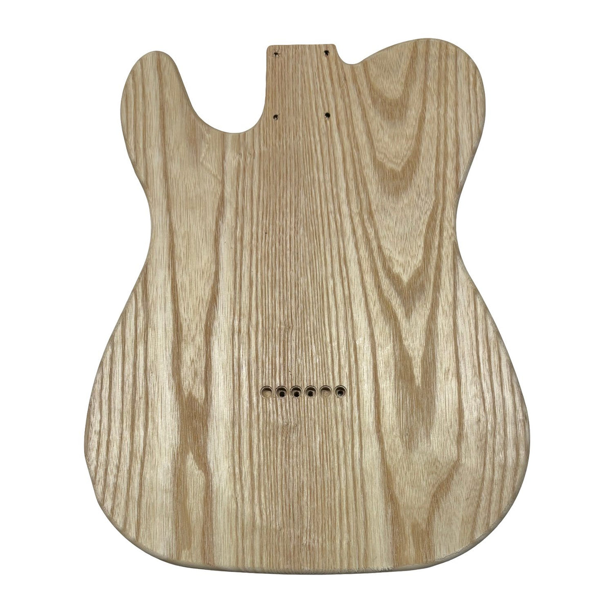 TL-Style White Ash Unfinished Fender Guitar Body #626 - Exotic Wood Zone