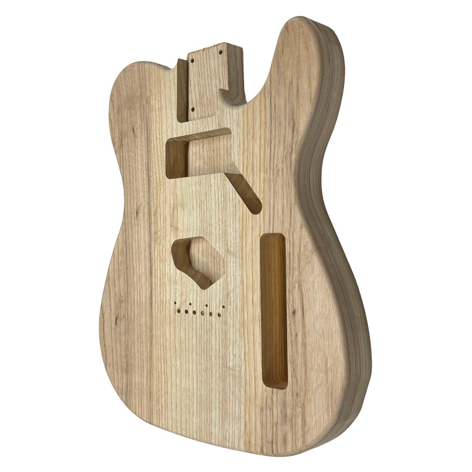 TL-Style White Ash Unfinished Fender Guitar Body #627 - Exotic Wood Zone