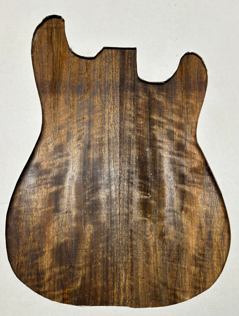 Chocolate Flame Mango Guitar Drop Top - 22" x 7-1/4" x 1/4" #137