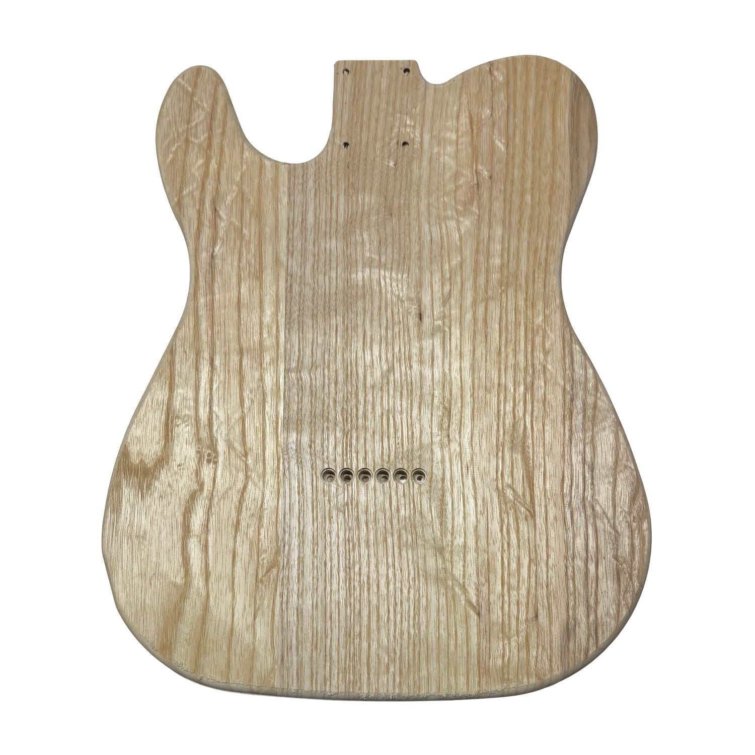 TL-Style White Ash Unfinished Fender Guitar Body #627 - Exotic Wood Zone