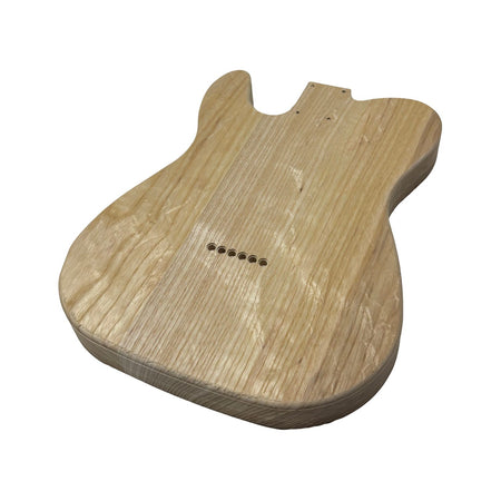 TL-Style White Ash Unfinished Fender Guitar Body #627 - Exotic Wood Zone